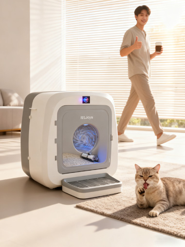  Smart self-cleaning, one load lasts for up to 5 weeks*--say Byebye to scooping